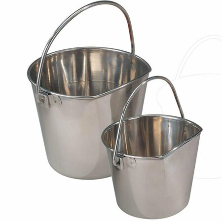 PETPATH Stainless Steel Flat Sided Pail 192oz PE432246